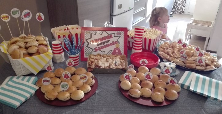 merenda da super eroe